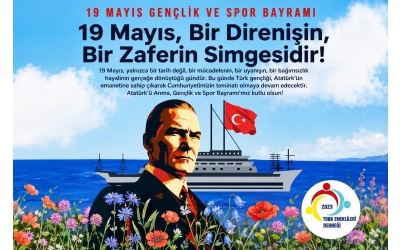 19 MAYIS ATATÜRK'Ü ANMA GENÇLİK VE SPOR BAYRAMI KUTLU OSUN