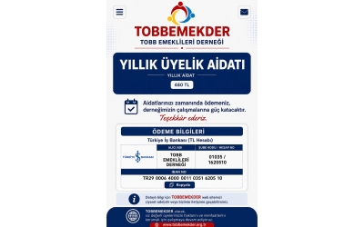  ÜYELİK AİDATI